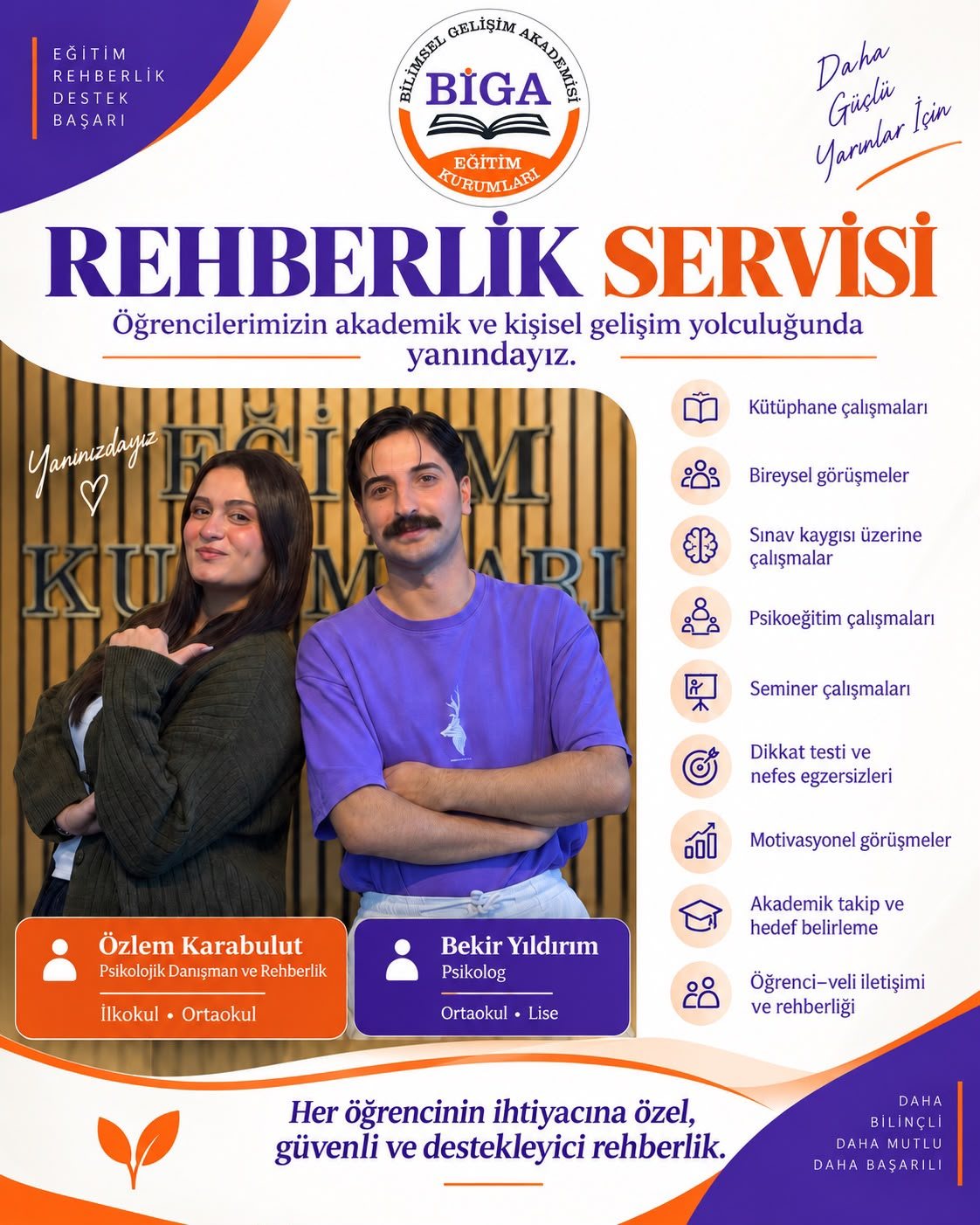 Biga Eğitim Kurumları Rehberlik Servisi