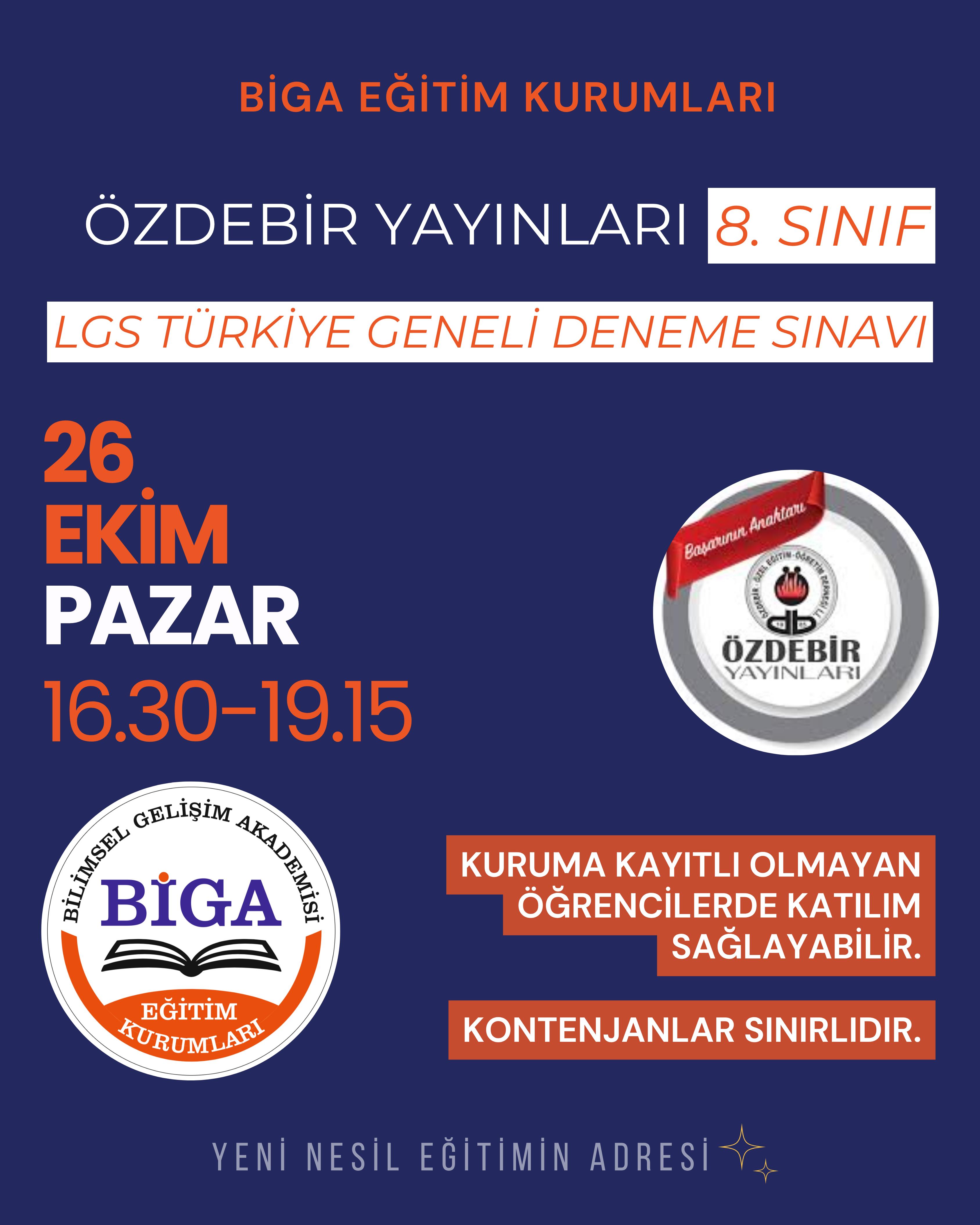 ÖZDEBİR DENEME SINAVI 1